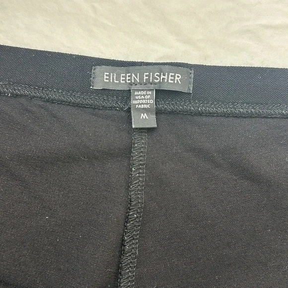 Eileen Fisher Pull On Wide Straight Leg Pants - Picture 5 of 5